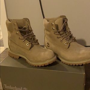 Timberland Premium Waterproof Boots light green